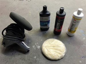 ポリッシャーとコンパウンド